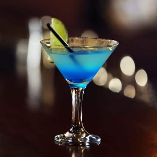 coctel margarita laguna azul